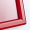 M&T Displays Opti Frame 5 in. X 7 in. Poster Size 0.55 in. Red RAL 3020 Profile, Mitred Corner, w/Back Support UCP145R157x2990 - alternate 8